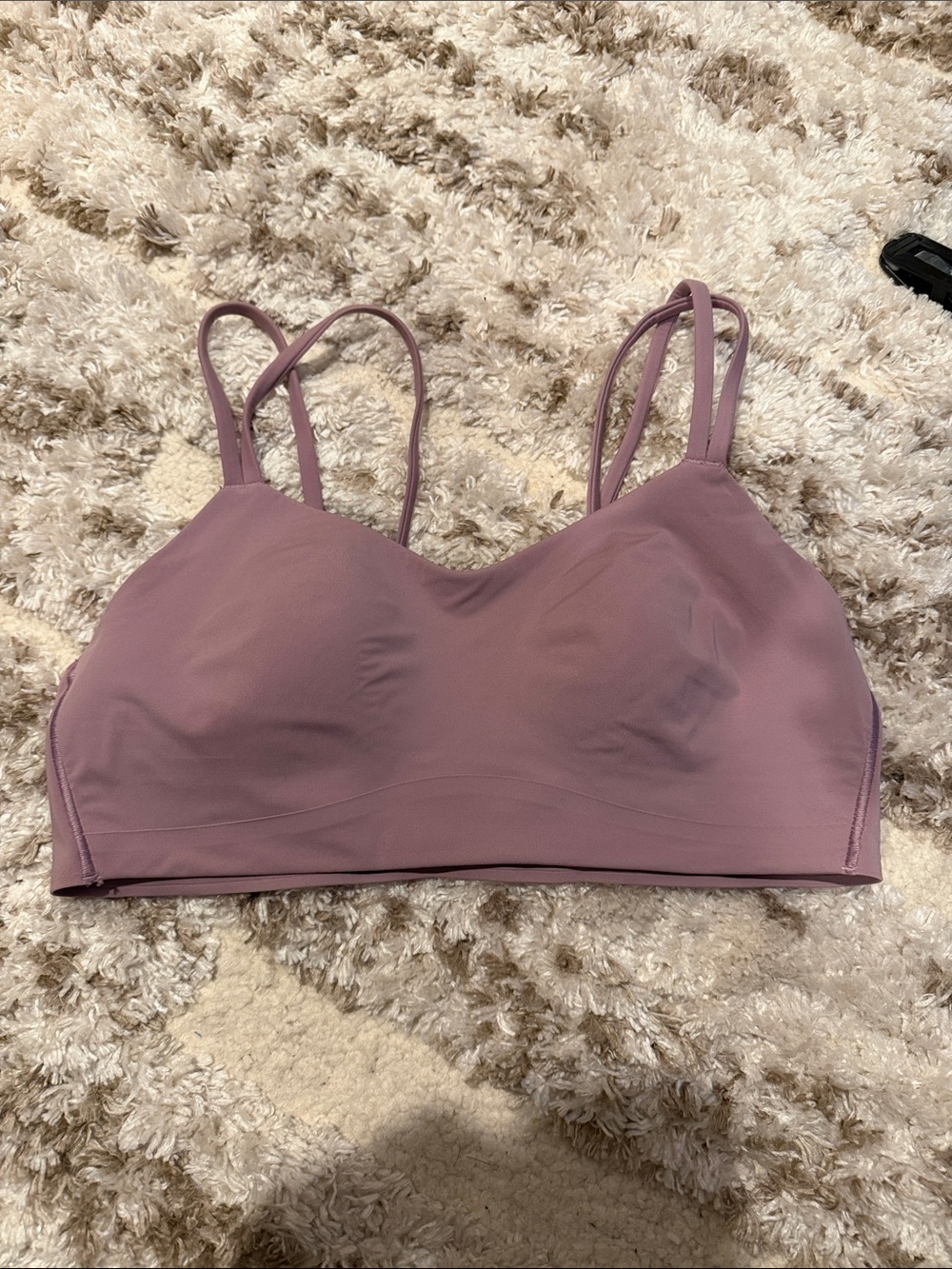 lululemon athletica Mauve Double-Strap Wireless Bralette